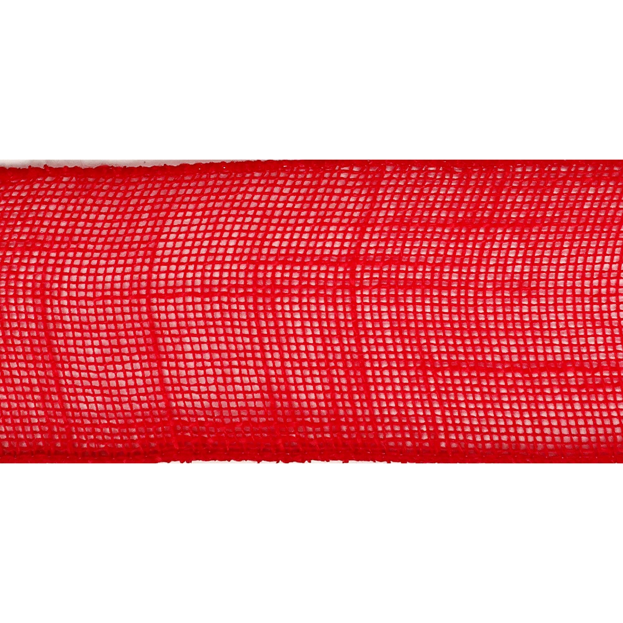 2.5" x 25ft. Faux Burlap Wired Ribbon by Celebrate It™
